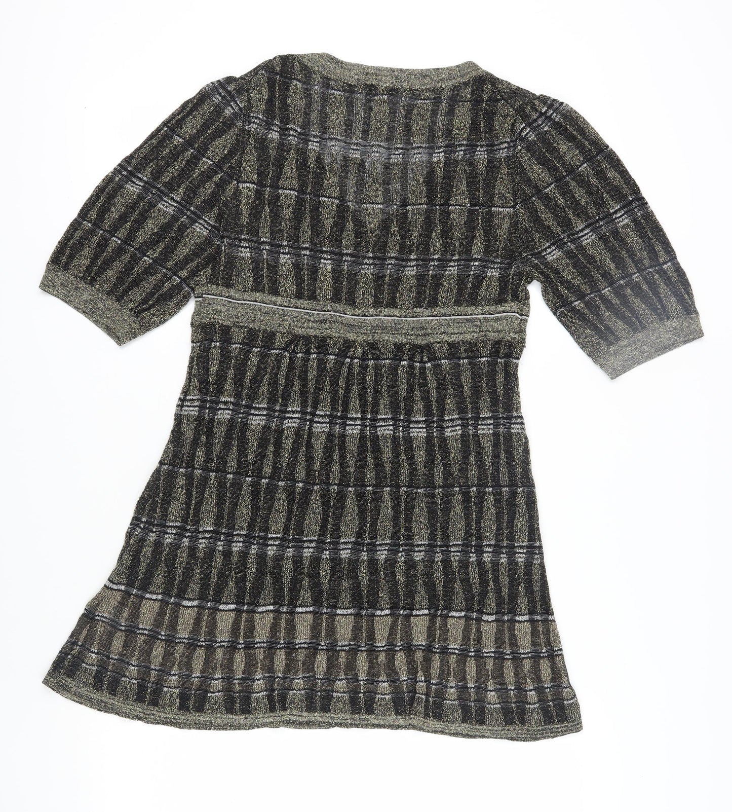 Oasis Women's Multicoloured Viscose A-Line Dress