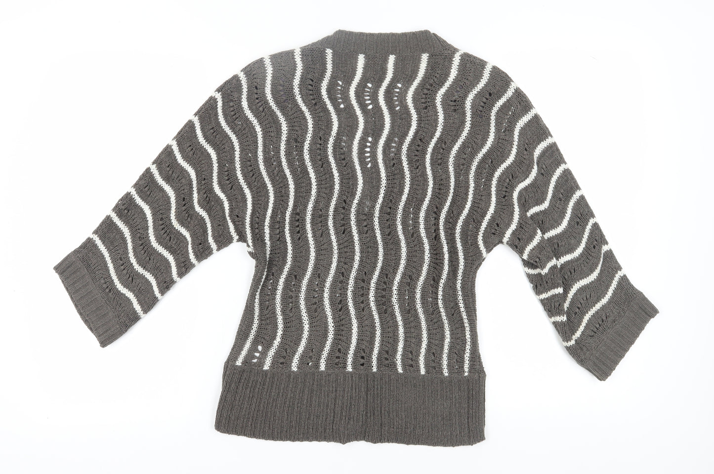 Roman Originals Women's Grey Cardigan, Size S, V-Neck