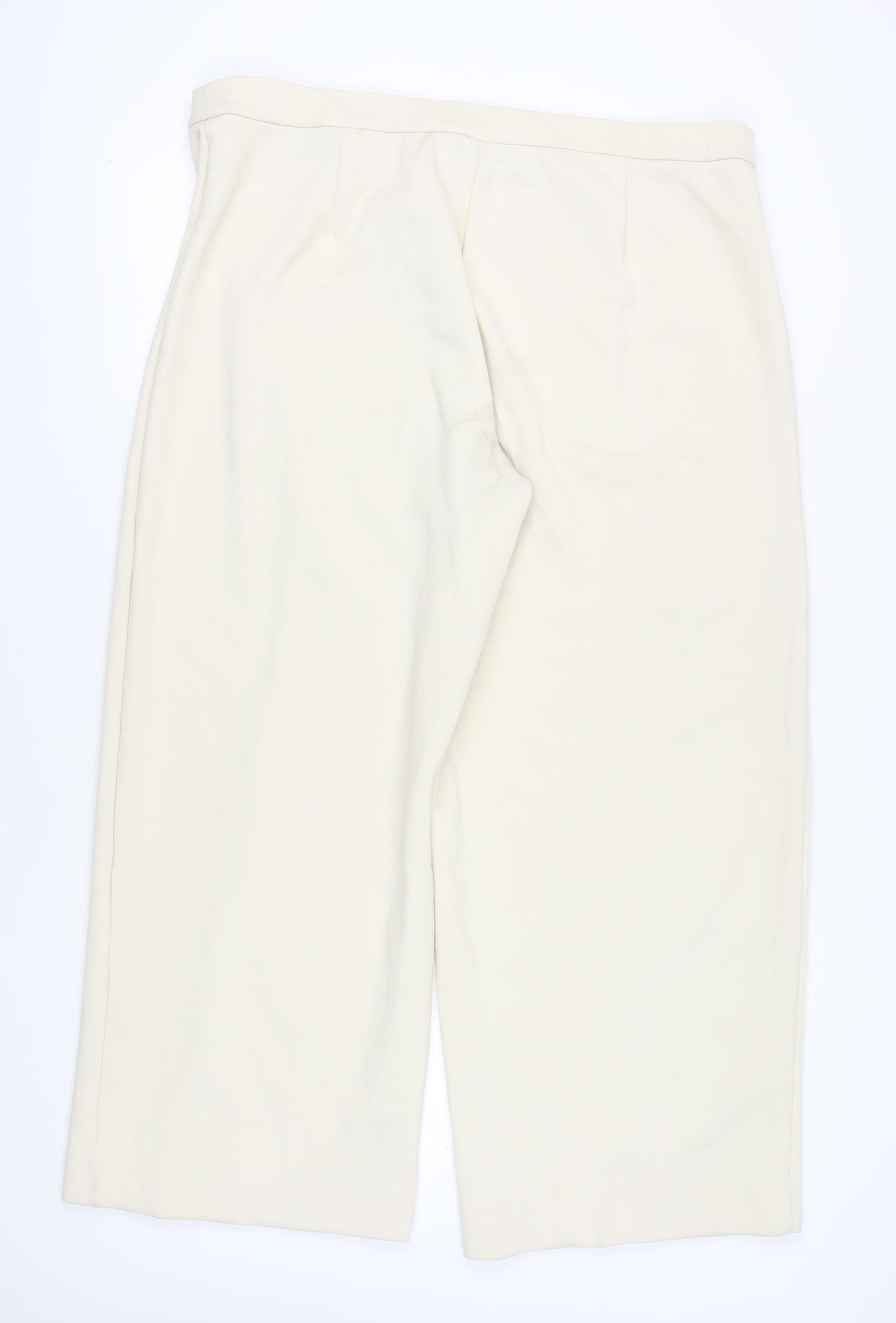 Marks and Spencer Women's Ivory Trousers Size 24
