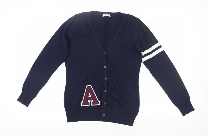 AJC Women's Blue Cardigan Size 14-16 V-Neck