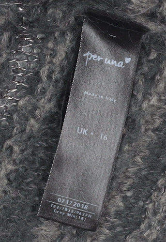 Marks and Spencer Women's Grey Cardigan Size 16