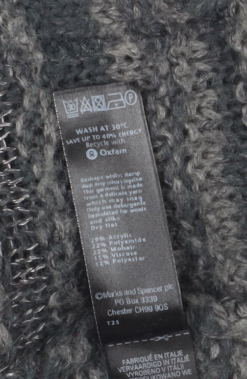 Marks and Spencer Women's Grey Cardigan Size 16