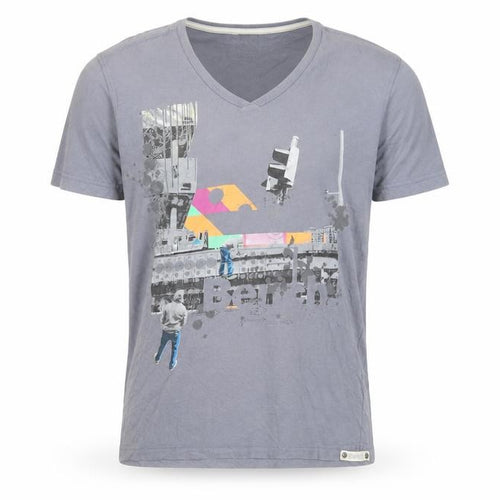 Bench Men's Grey Graphic T-shirt size M