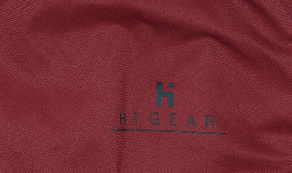 Hi Gear Men's Red Hooded Waterproof Jacket - Medium