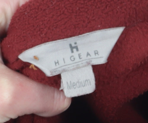 Hi Gear Men's Red Hooded Waterproof Jacket - Medium