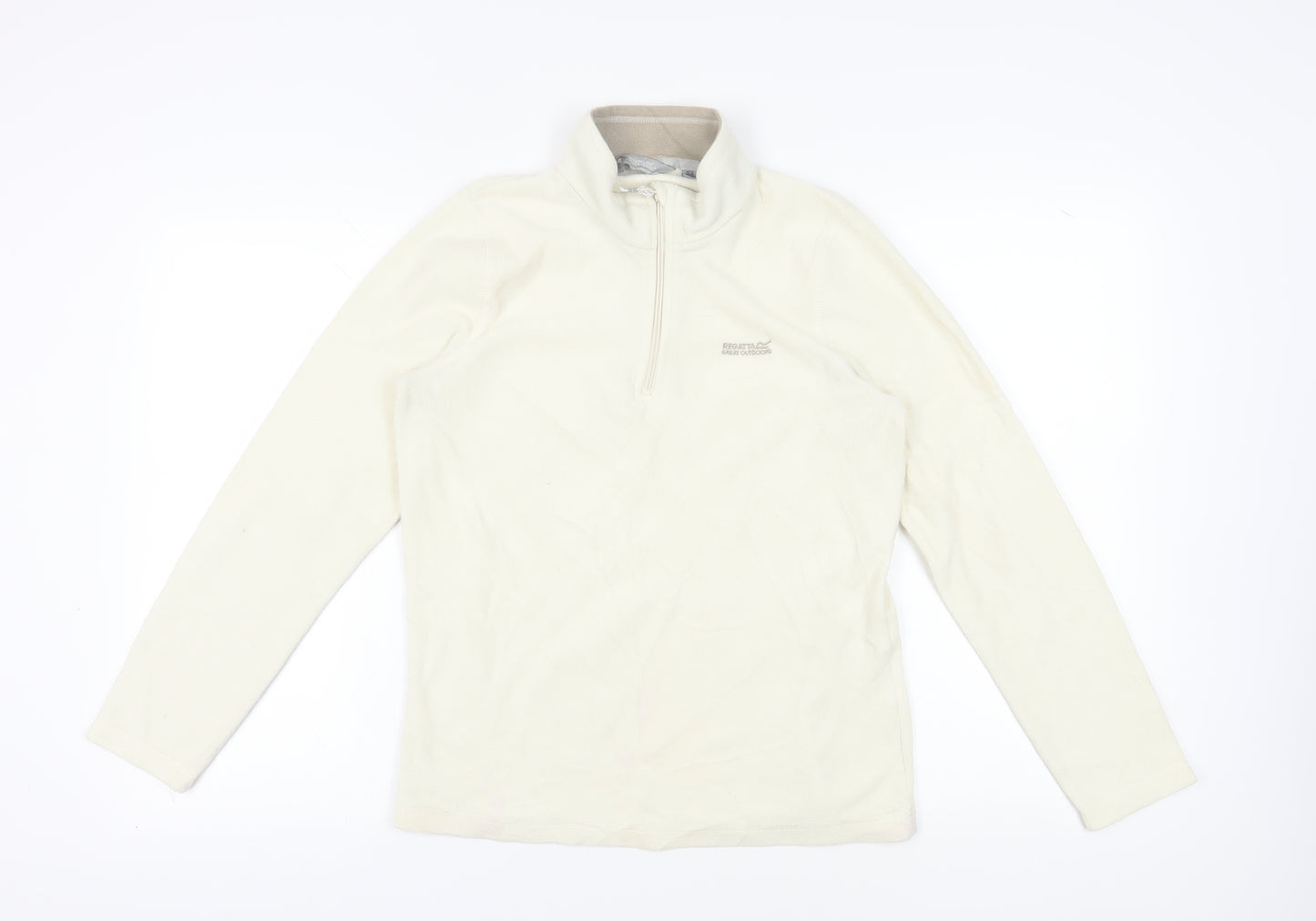 Regatta Women's Cream 1/4 Zip Fleece Sweatshirt