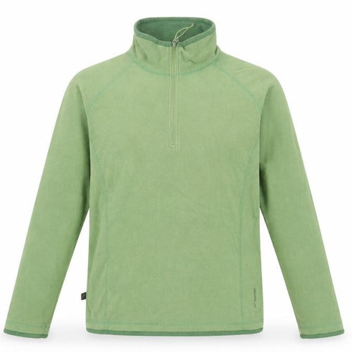 Mountain Life Women's Green 1/4 Zip Fleece Sweatshirt Size 12