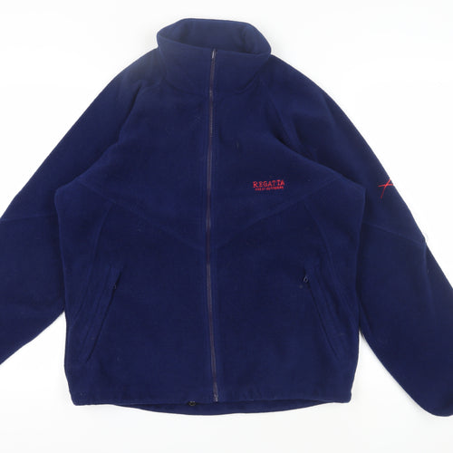 Regatta Men's Blue Fleece Full Zip Jacket Size 20