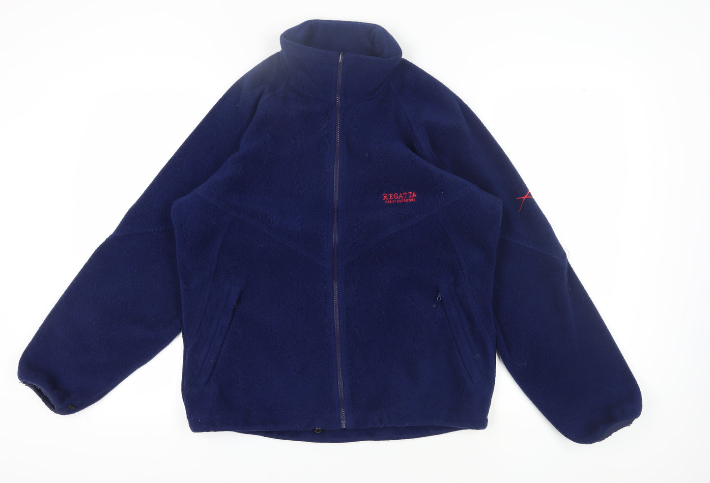 Regatta Men's Blue Fleece Full Zip Jacket Size 20