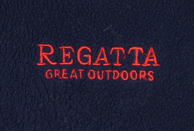 Regatta Men's Blue Fleece Full Zip Jacket Size 20