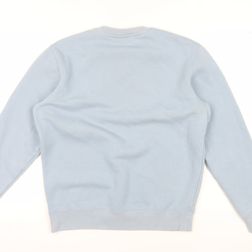 Champion Men's Blue Pullover Sweatshirt S Logo
