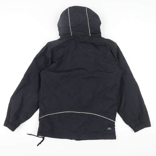 Trespass Boys Black Rain Coat 11-12 Years Waterproof Jacket