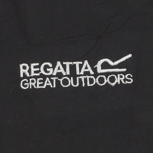 Regatta Men's Black Waterproof Rain Coat Jacket L