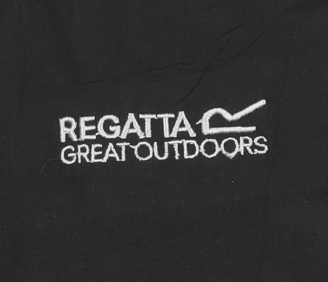 Regatta Men's Black Waterproof Rain Coat Jacket L