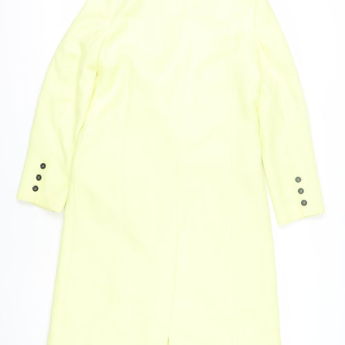 Mint Velvet Women's Yellow Pea Coat Size 12
