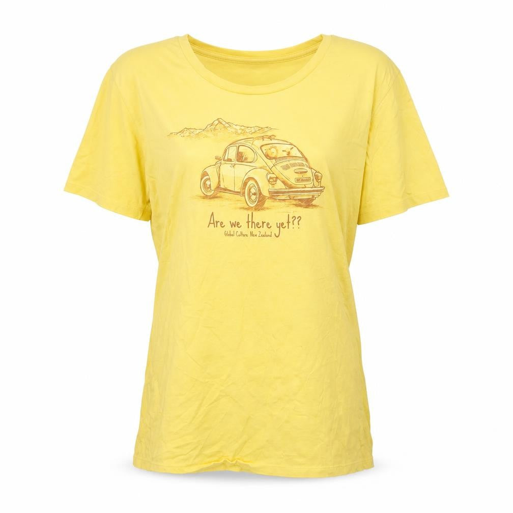 globalculture Unisex Yellow XL T-Shirt Round Neck Casual