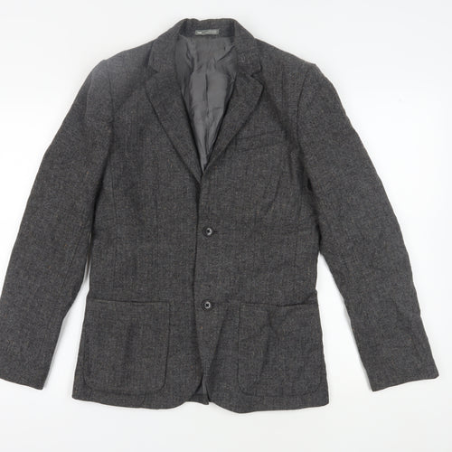 Gap Men's Grey XS Wool Blazer, Classic Style