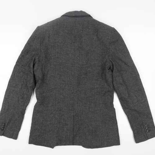 Gap Men's Grey XS Wool Blazer, Classic Style