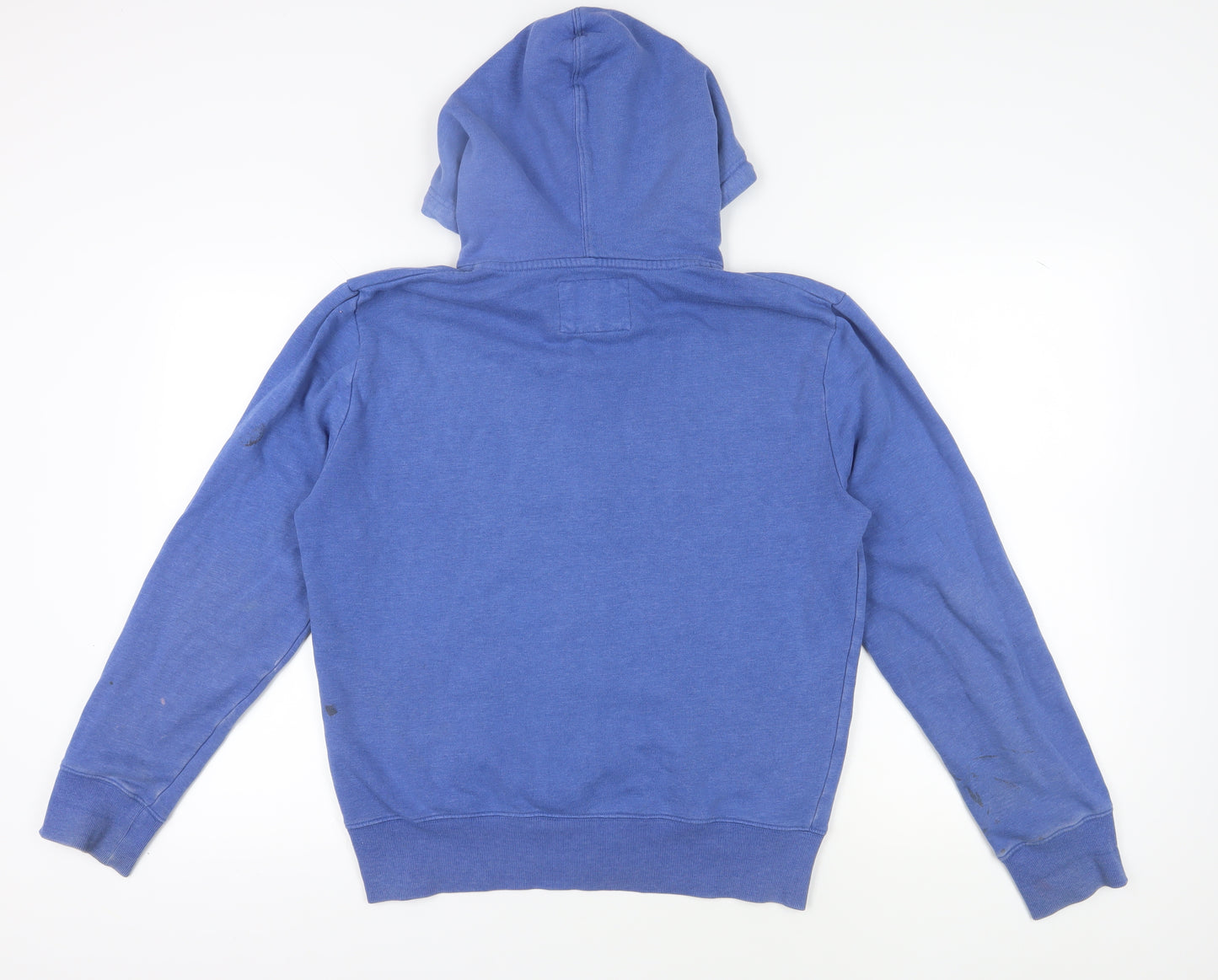 Nanny State Men's Blue XL Full Zip Hoodie with Logo