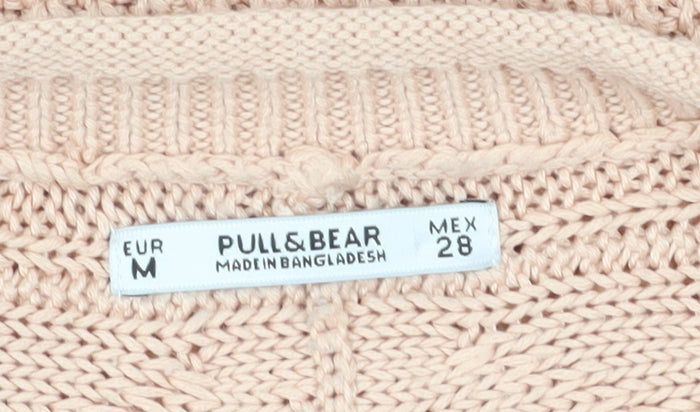 Pull&Bear Beige Crew Neck Women's Jumper Size 12