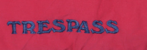 Trespass Men's Red Puffer Jacket Medium Outdoor