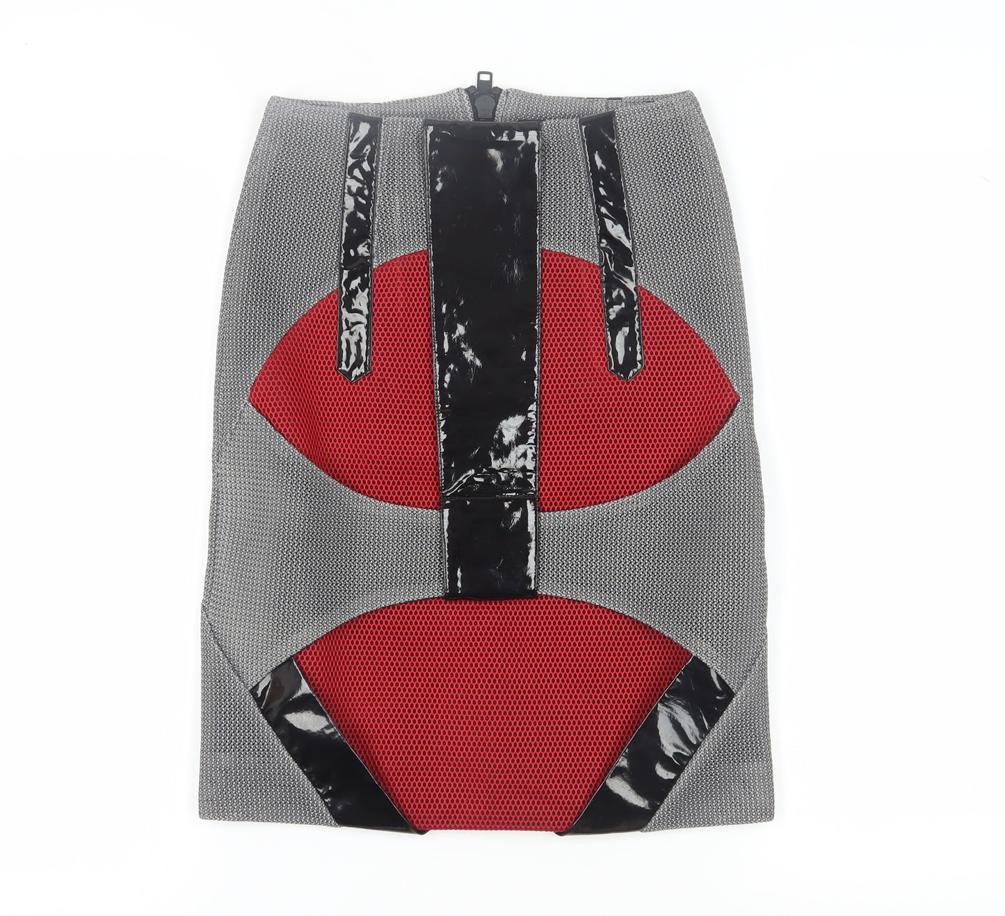 KIX KIX Stylish Women's Grey Pencil Skirt, Size S