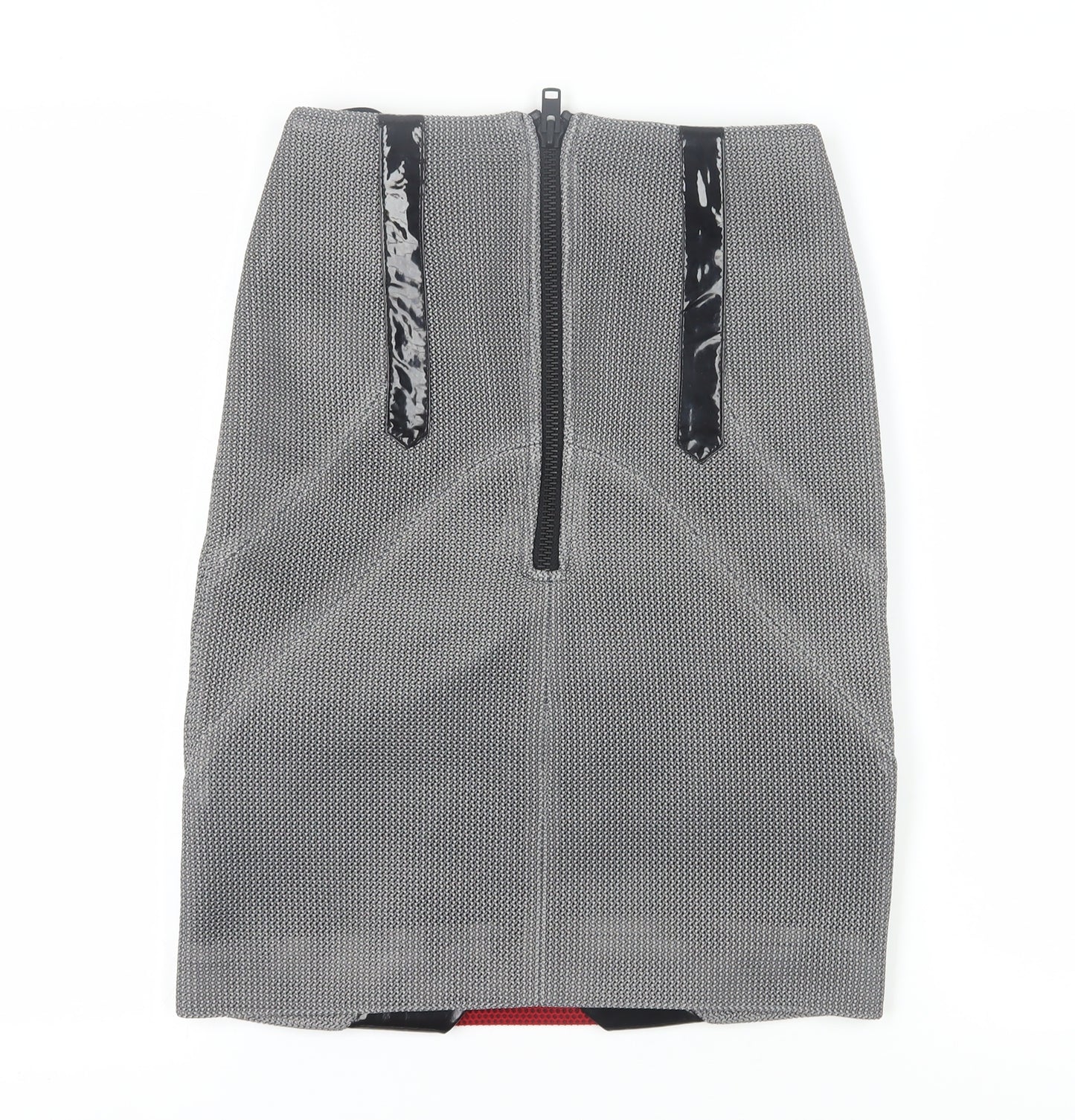KIX KIX Stylish Women's Grey Pencil Skirt, Size S