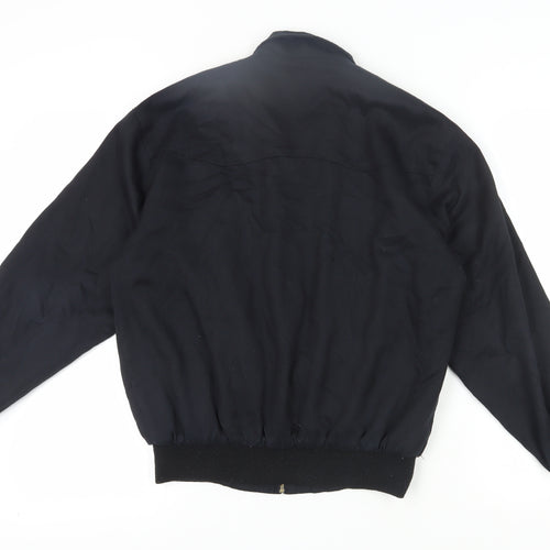 Warrior Men's Black Bomber Jacket, Size S, Casual Style