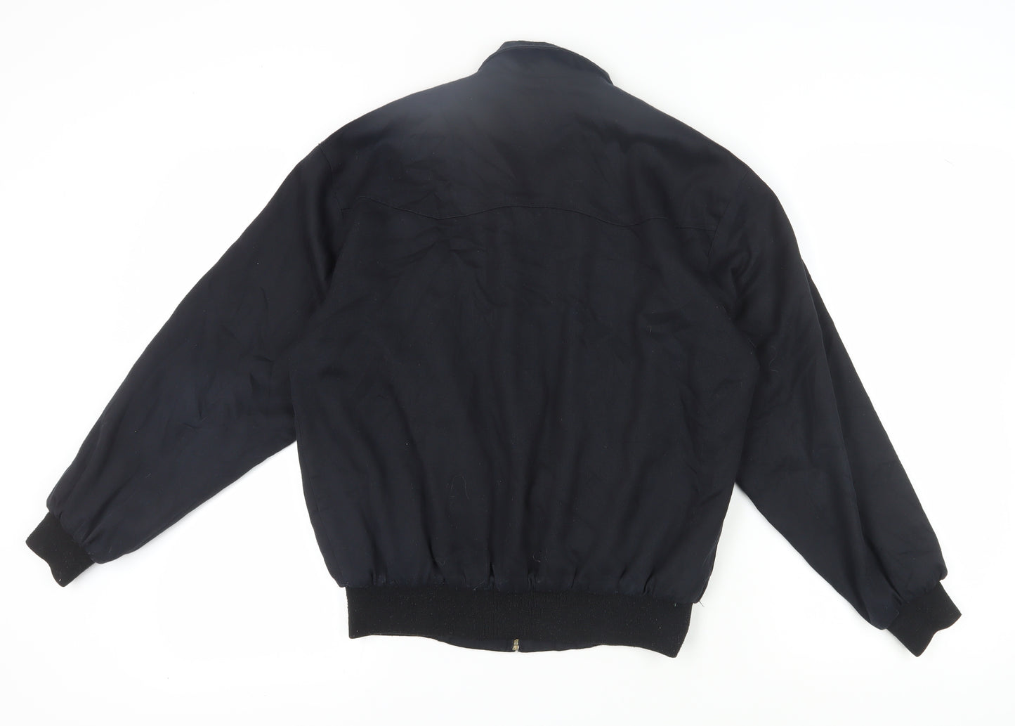 Warrior Men's Black Bomber Jacket, Size S, Casual Style