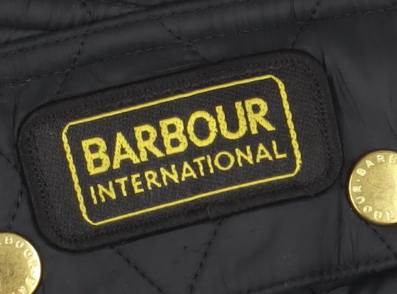 Barbour Women's Black Quilted Belted Jacket Size 14