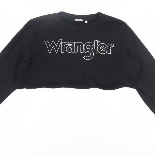 Wrangler Women's Black Pullover Sweatshirt, M
