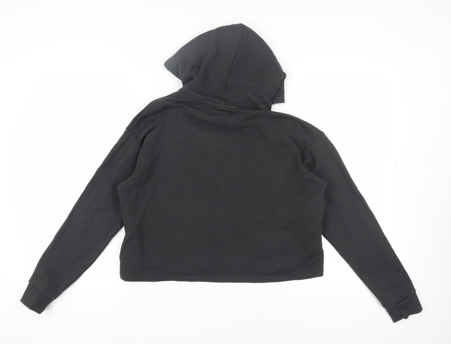 Puma Unisex Black Hoodie Cotton Pullover S Size