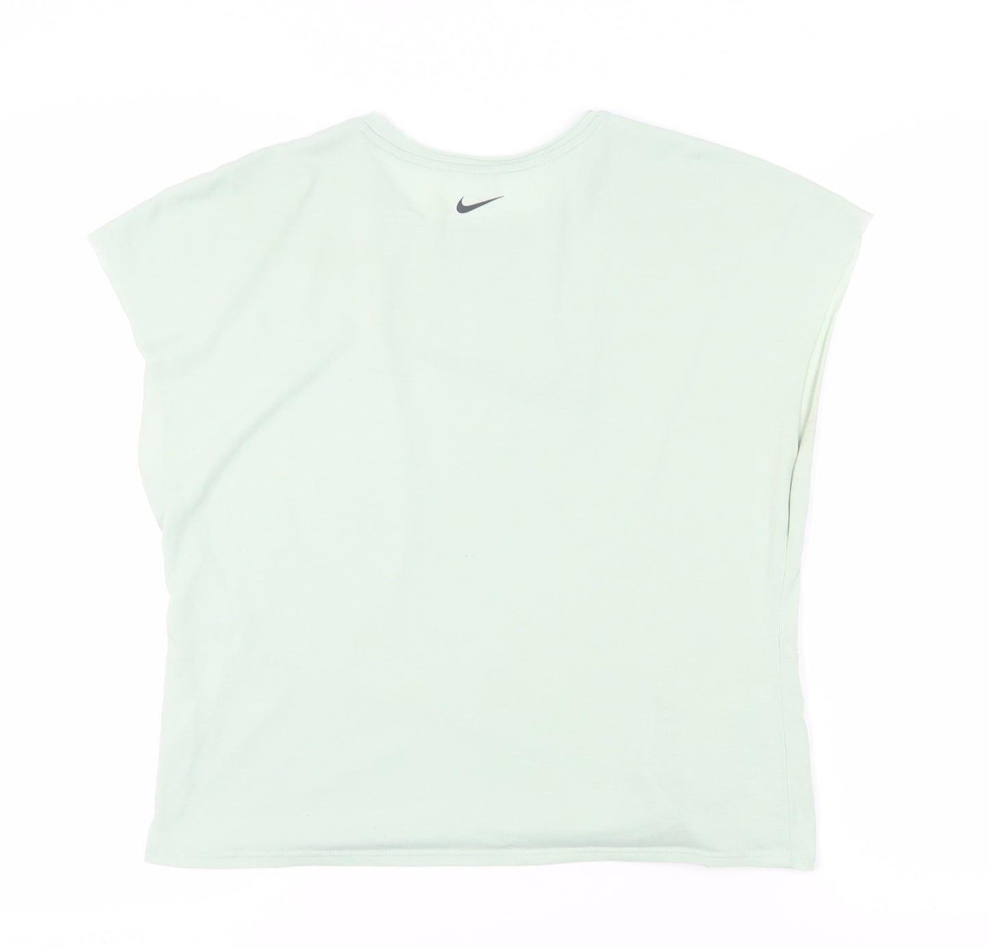 Nike Women's Green Sleeveless T-Shirt, M - Sports Basic