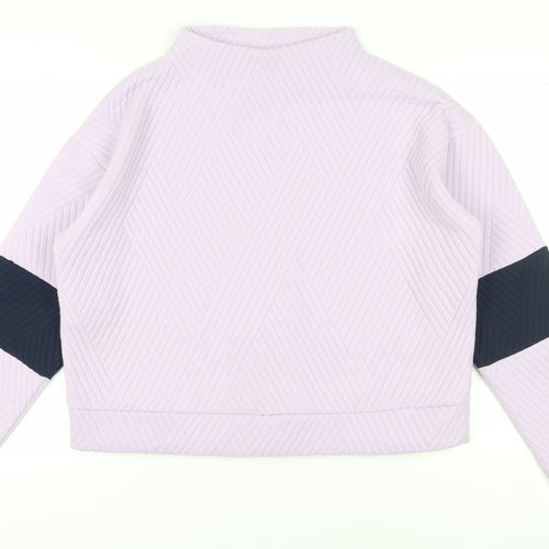 GapFit Women's Purple XL Mock Neck Sweatshirt