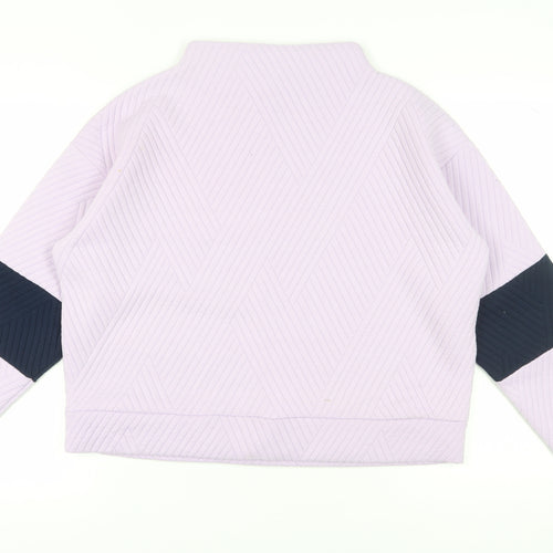 GapFit Women's Purple XL Mock Neck Sweatshirt