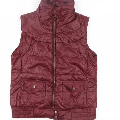 Blonde + Blonde Red Women's Puffer Waistcoat Size 12