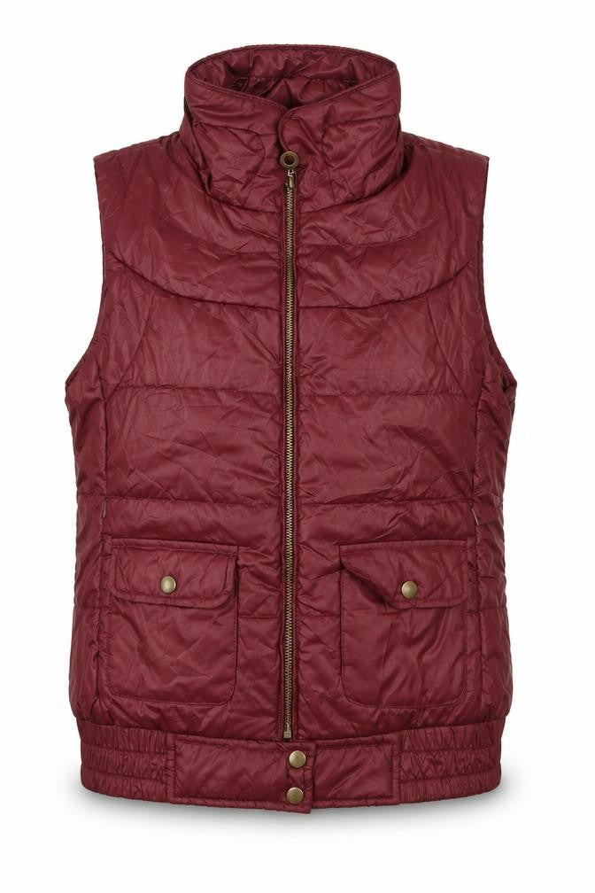 Blonde + Blonde Red Women's Puffer Waistcoat Size 12