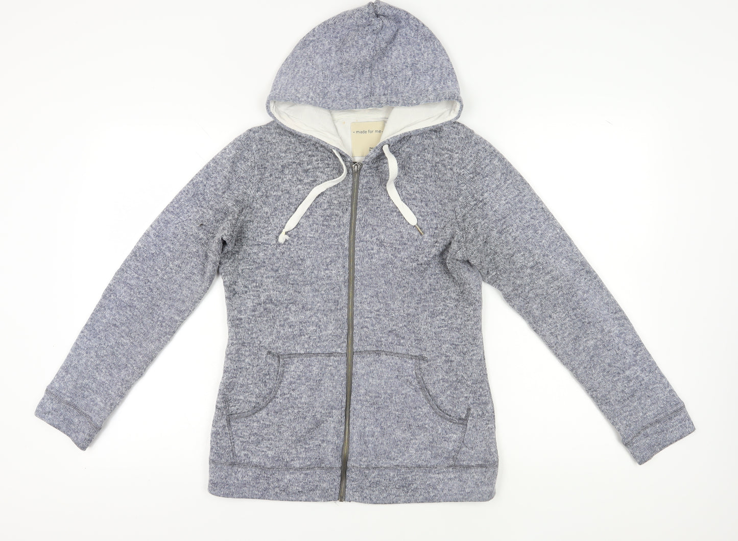 Next Women's Grey Full Zip Hoodie Size 10