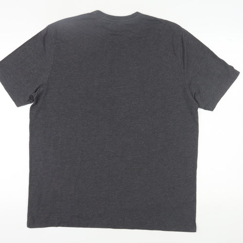 Guinness Men's Grey T-Shirt L Graphic Cotton