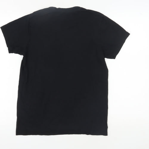 Calvin Klein Men's Black S Cotton Crew Neck T-Shirt