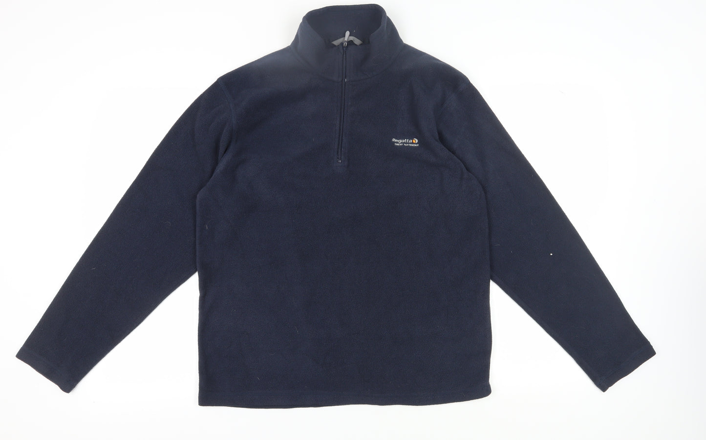 Regatta Men's Blue Fleece 1/4 Zip Sweatshirt L