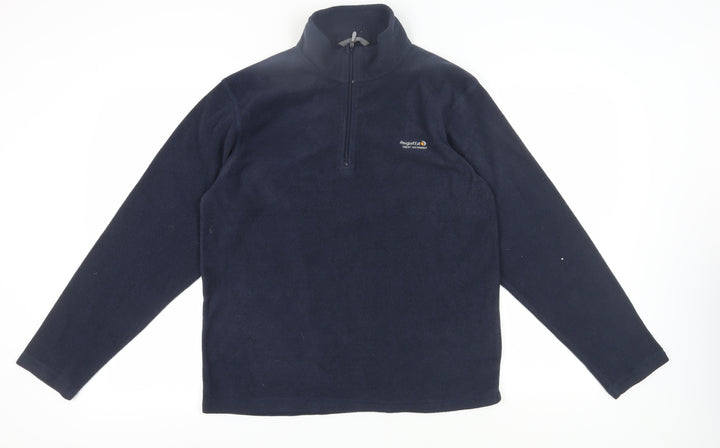 Regatta Men's Blue Fleece 1/4 Zip Sweatshirt L