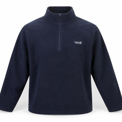 Regatta Men's Blue Fleece 1/4 Zip Sweatshirt L