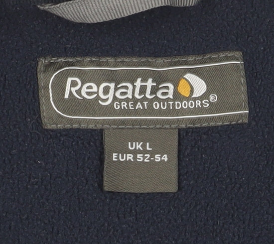 Regatta Men's Blue Fleece 1/4 Zip Sweatshirt L