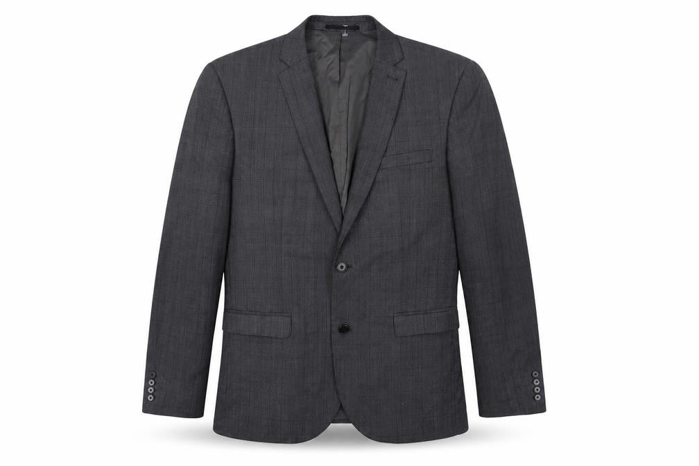 Front view of Next Men's Grey Slim Fit Blazer - 42L
