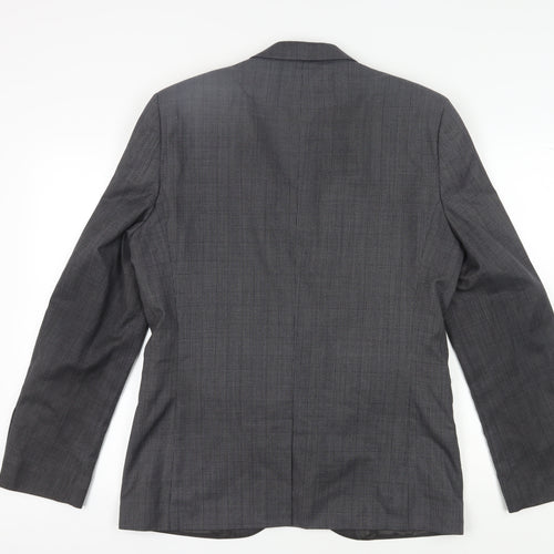 Next Men's Grey Slim Fit Blazer - 42L