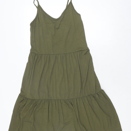 Vero Moda Women's Green Sleeveless Dress - Size L
