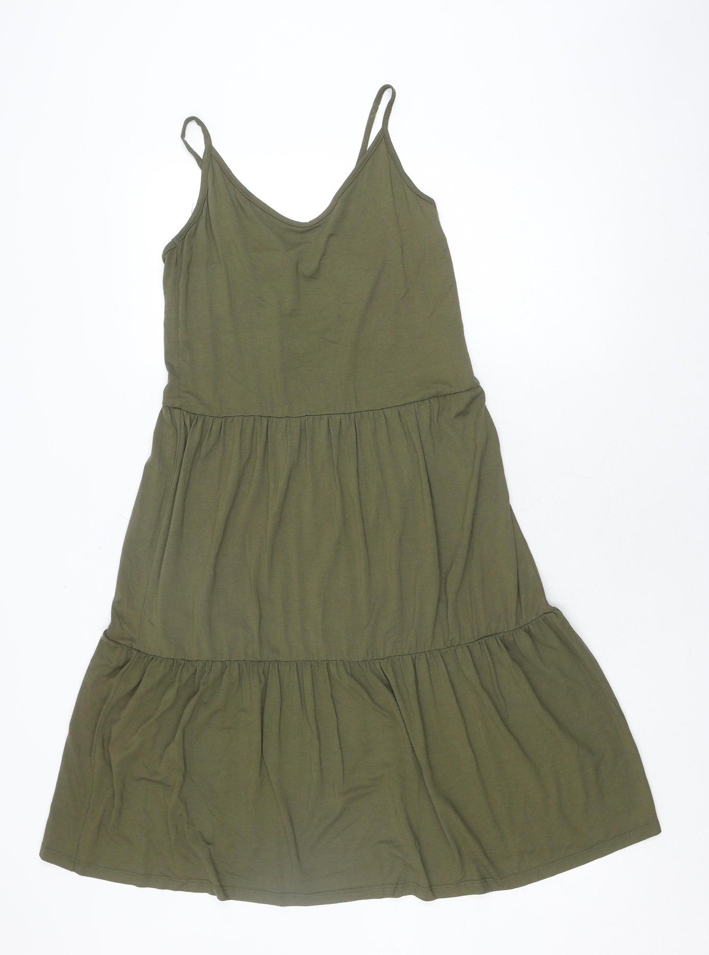 Vero Moda Women's Green Sleeveless Dress - Size L