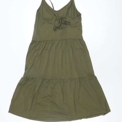 Vero Moda Women's Green Sleeveless Dress - Size L