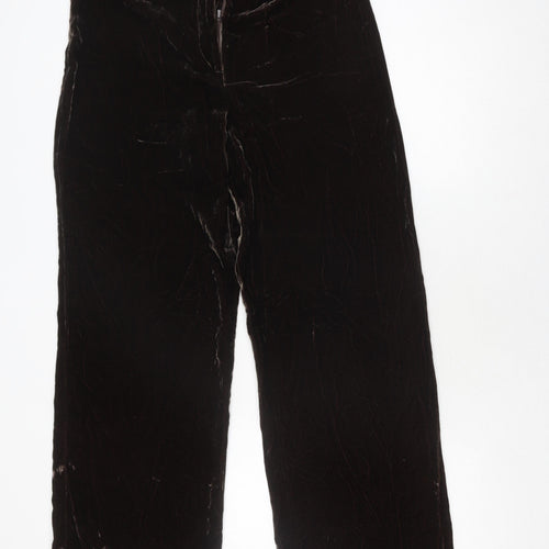 East Black Velvet Women's Trousers Size 16